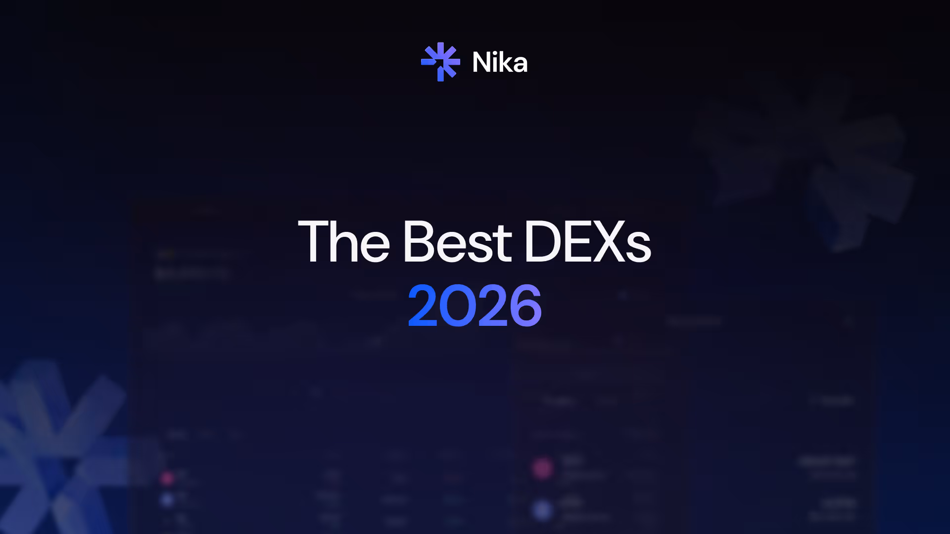 The Best DEXs in 2026