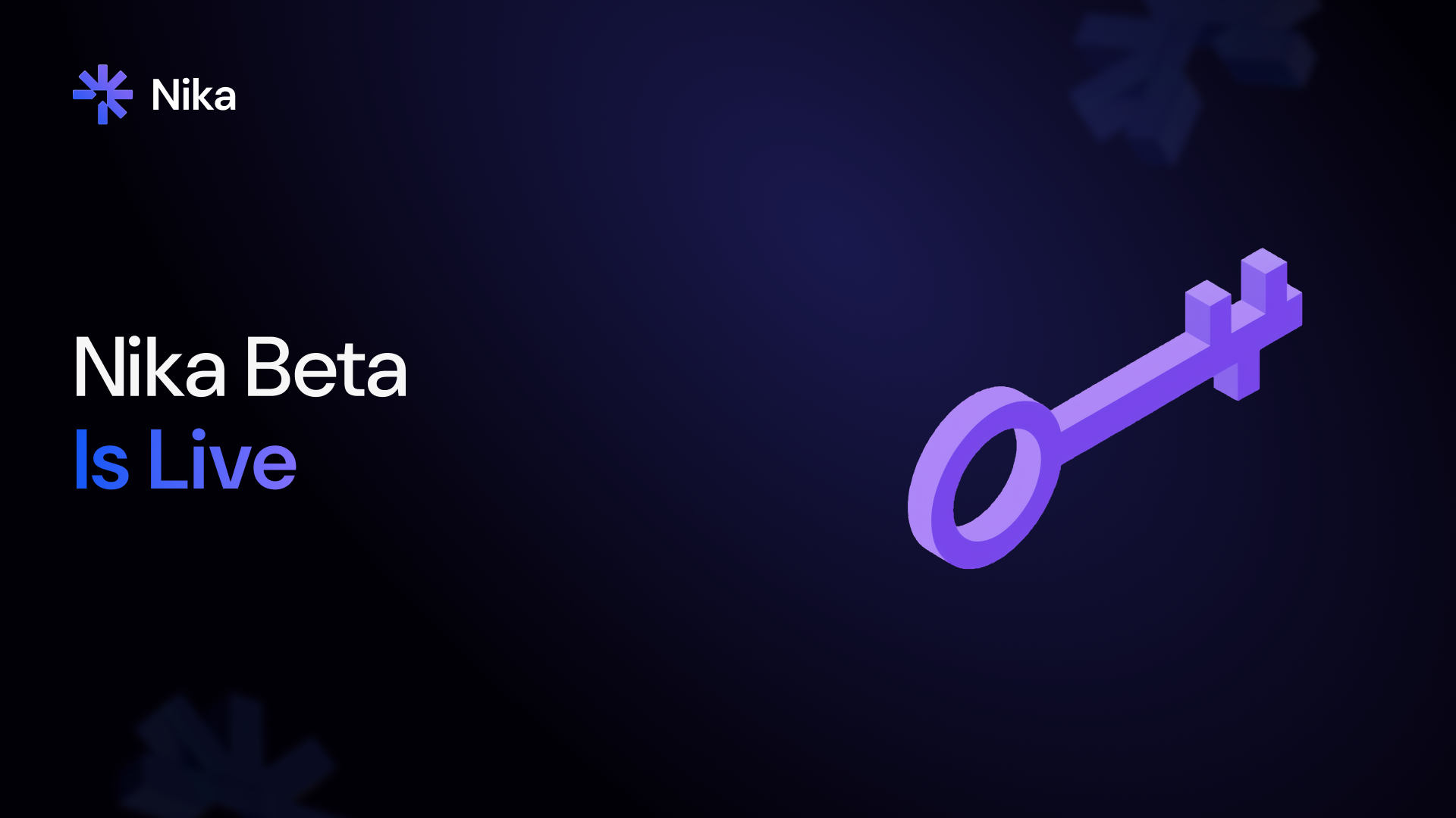 Nika Beta Is Live